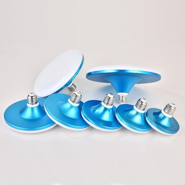 

2pcs e27 power led lamp light bulb 110-220v 15w 36w ufo lampada ampoule lights energy saving leds lamps for kitchen indoor lighting blue she