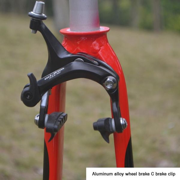 

bike brakes road alloy brake caliper set 47-57mm reach front rear bicycle cycling c resin 55mm