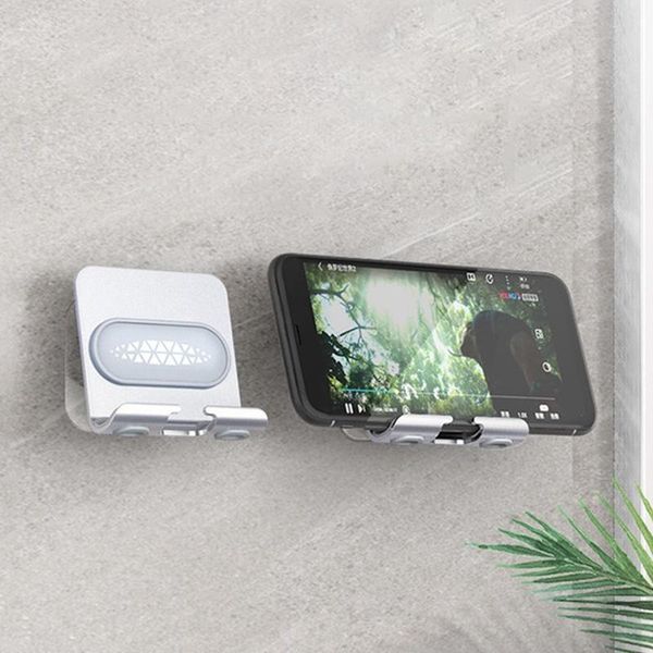 

cell phone mounts & holders suction cup holder stick on shower bathroom kitchen mirror wall universal stand for desk mount