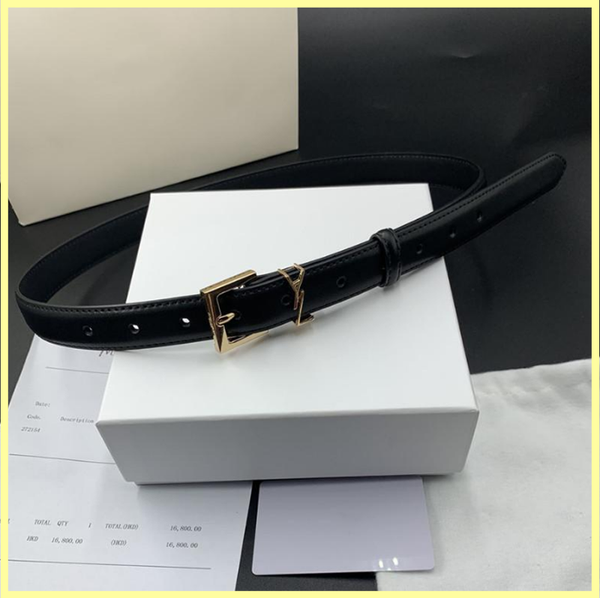

2023 womens designer belts genuine leather 2.5cm width mens belts for women letter buckle waistband cintura ceinture 21090205r, Black;brown