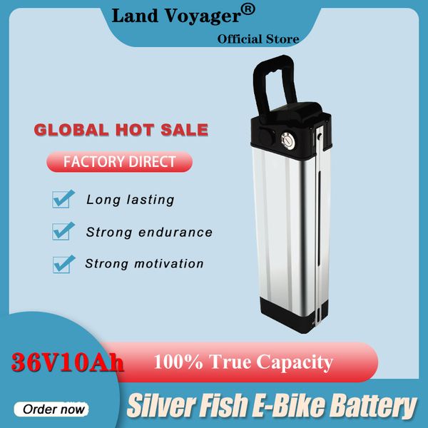 

land voyager 36v 10ah electric bike battery pack for silver fish batteries 500w bafang motor bicycle kits