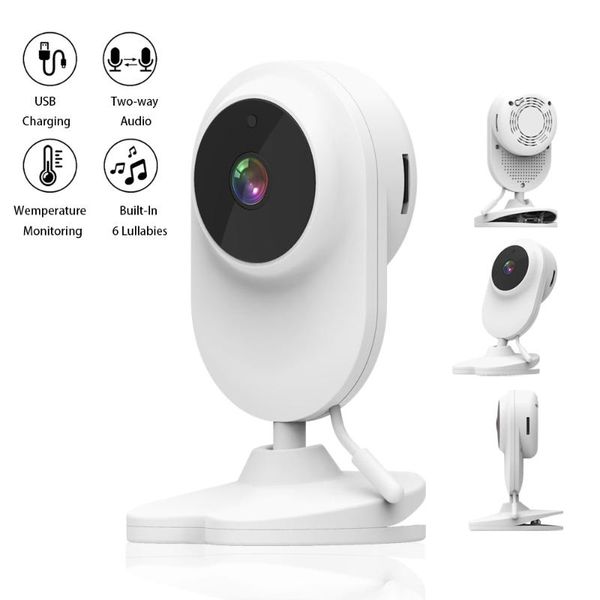 

1080 hd home security camera video baby monitor two-way audio night vision wifi indoor surveillance works with tuya for phone