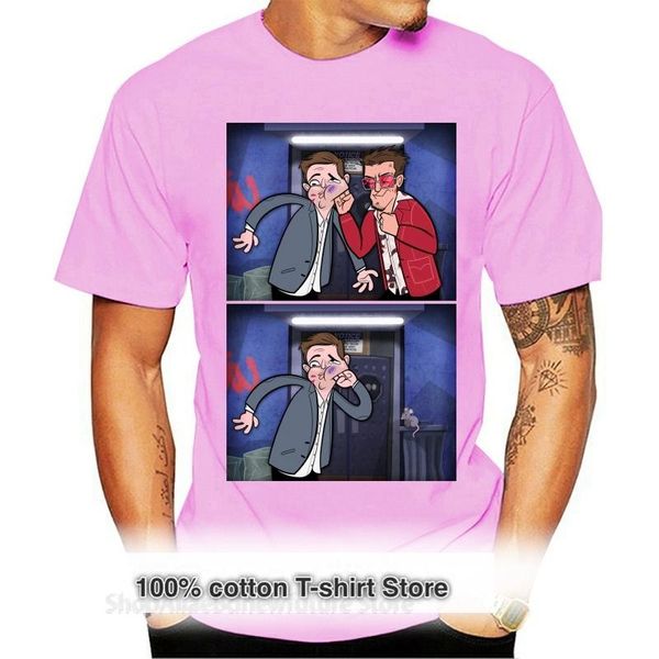 

men's t-shirts fight club t-shirt project mayhem tyler durden summer style tee shirt, White;black
