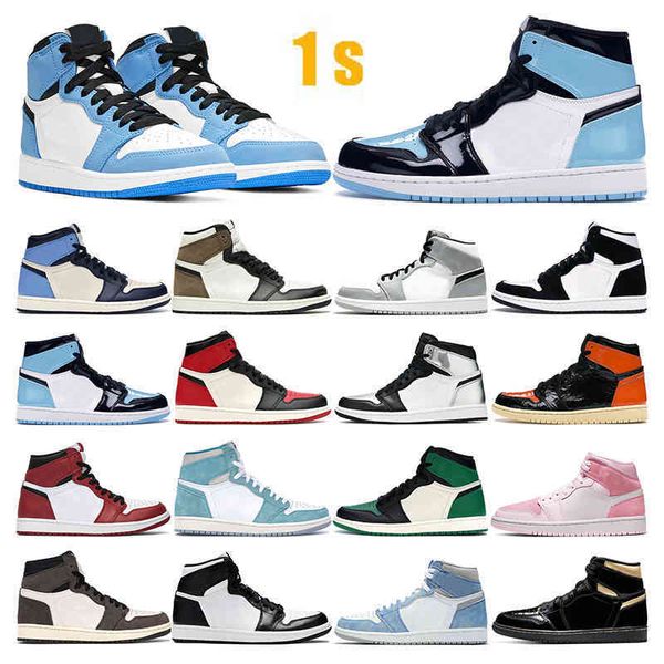 

2021 basketball shoes 1s jumpman men women university blue hyper royal silver toe dark mocha chicago cactus jack smoke grey trainer outdoor