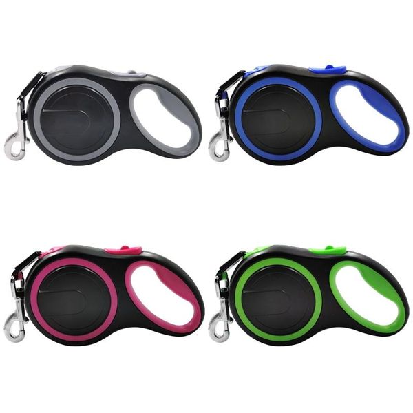 

dog collars & leashes 8m long strong pet leash for large dogs durable nylon retractable walking leads automatic extending rope