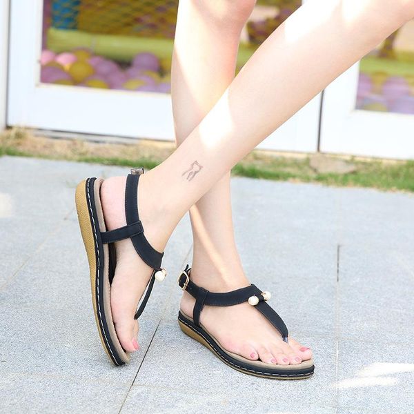 

sandals summer women wedges gladiator fashion platform casual shoes ladies open toe plus size, Black