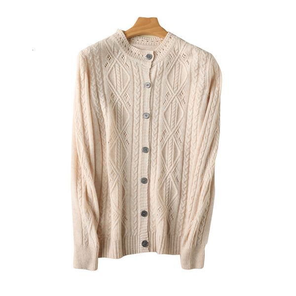 

2021 new merino l cashmere cardigan boto de mangas compridas feminino malhas o pescoo blusas quentes das mulheres qualidade superior 64ko, White;black