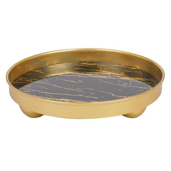 

kitchen storage & organization 1pc elegant round marble tray tableorganizing chic