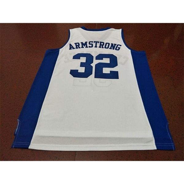 

vintage 21ss gold white #32 b.j. armstrong college jersey size s-4xl or custom any name or number jersey, Black