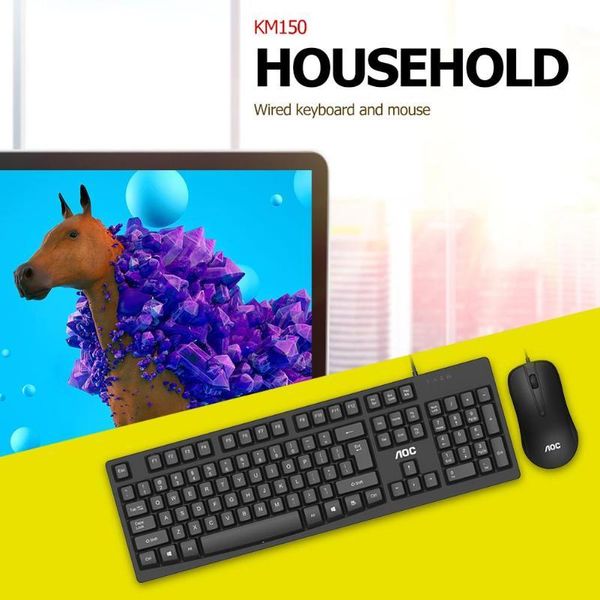 

keyboard mouse combos usb wired waterproof gaming gamer keyboards and kit gamers accessories pc computer lapipad 104 keys