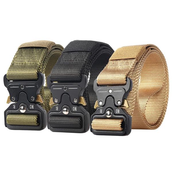 

belts leisure belt tactical summer anti allergy fast buckle outdoor sports, Black;brown
