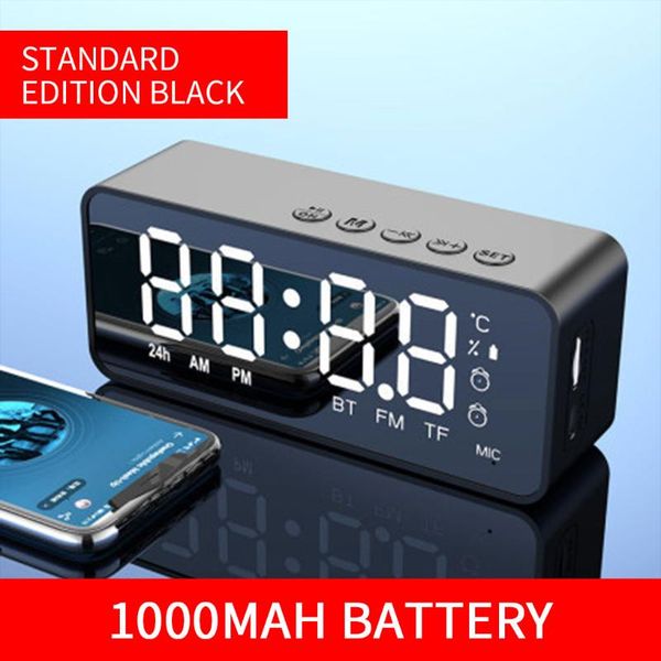 

portable speakers wireless speaker small mini alarm clock cannon voice broadcast the card instert vehicular audio system