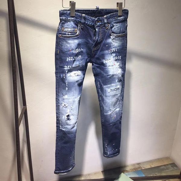 

women's jeans 2021 autumn worn-out trend hole women casual suitable for spring summer winter recommended, Blue