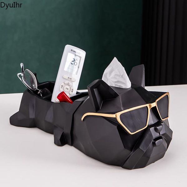 

tissue boxes & napkins creative animal sculpture storage box decoration resin crafts housewarming gift home living room bedroom