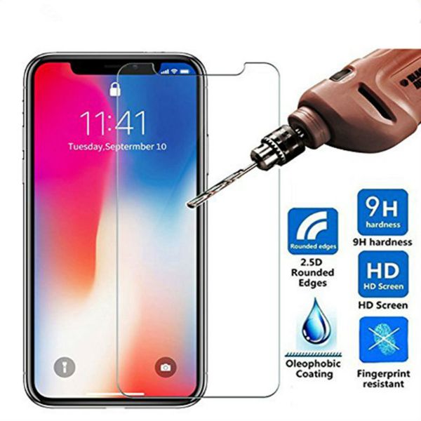 

for iphone 12 11 pro xr xs max 6 7 8 plus tempered glass screen protector for samsung phone film with paper package