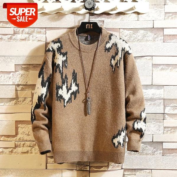 

2021 new sweaters men's black long sleeves autumn winter pullover knitted o-neck plus oversize 5xl #xk48, White;black