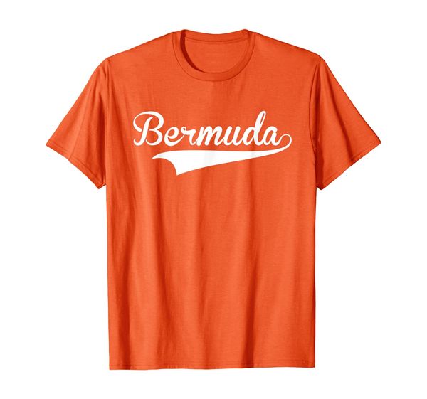 

bermuda country name baseball softball styled t-shirt, White;black