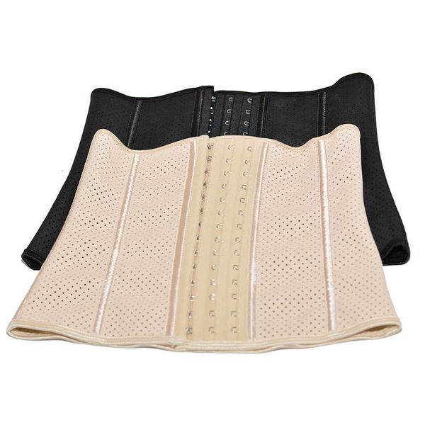 

waist tummy shaper 26cm long, 14 hooks, 9 steel ribs, summer breathable mh, latex band, fitns exercise, waist protection and abdominal band
