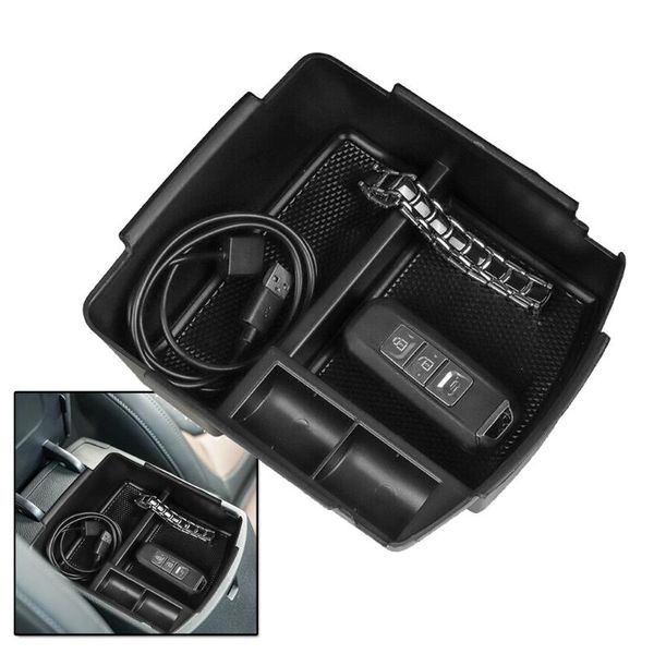 

car organizer black storage box abs center for kia seltos 2021-2021 high quality