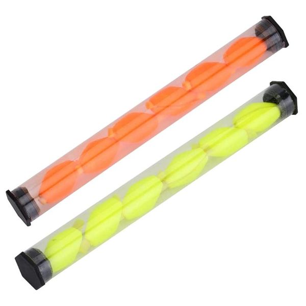 

fishing accessories 24bd 6pcs float foam strike indicators shape tube highly visibility for orange/yellow