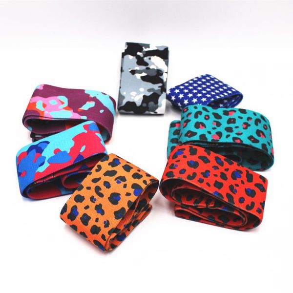 

hip resistance bands leopard printed booty leg exercise elastic bands for fitness gym yoga stretching training workout equipment