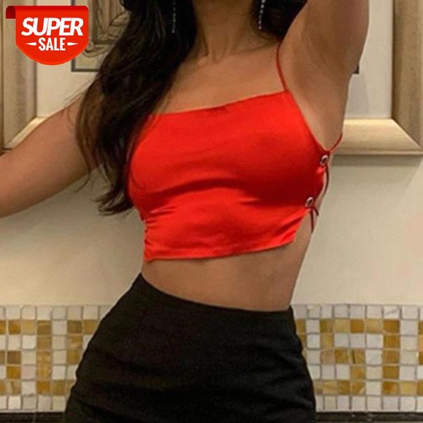 

summer women's lace up bandage camis ladies tank strapless backless clubwear solid croped wdc5368 #je2x, White
