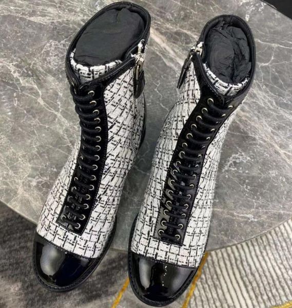 

boots genuine leather women ankle lace up fahsion motorcycle autumn winter, Black