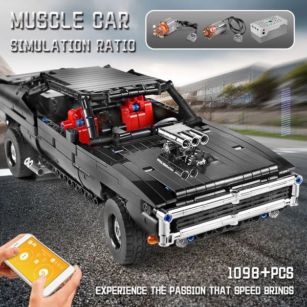 MOC-17750 RC Ultimate Muscle Car Modello Building Blocks MOLD KING 13081 App Motorizzata Mattoni ad alta tecnologia Educazione per bambini Regali di Natale Giocattoli di compleanno per bambini