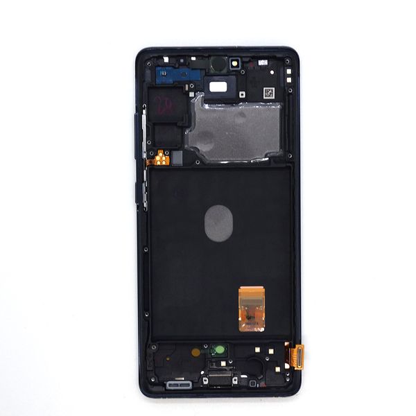 

lcd display touch panels for samsung galaxy s20 fe 5g g781b g781n amoled screen digitizer assembly with frame black