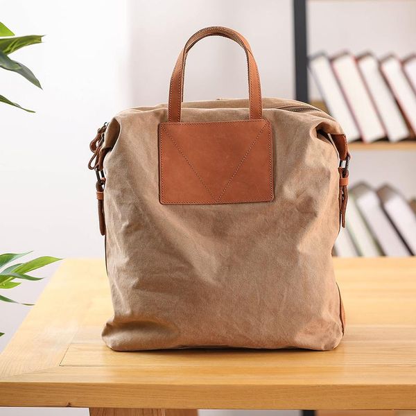 

backpack style women fashion solid canvas purse shoulder bag ladies cross body travel school mochila for girls lapbookbag