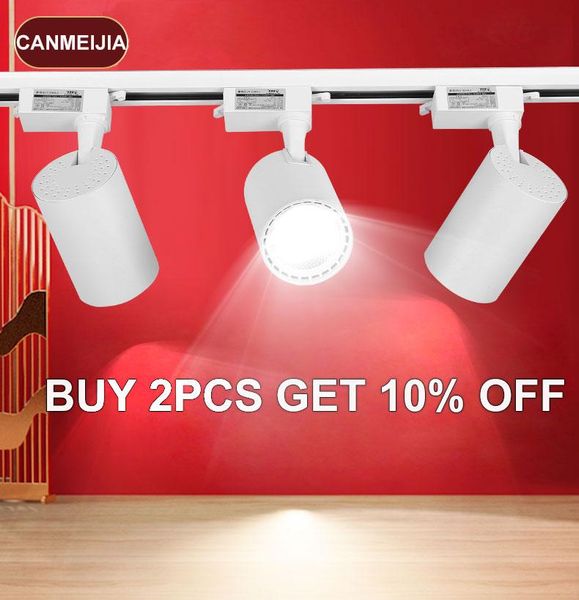 

track lights led 220v cob lamp 12w 20w 30w 40w spot lighting rail spots for living room kitchen