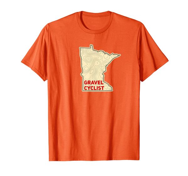 

anello grande: minnesota gravel grinder cyclist t-shirt, White;black