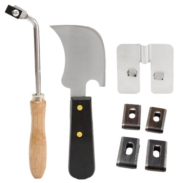 

7pcs stainess stee viny foor weding kit accessories set for foor cutting groove guide
