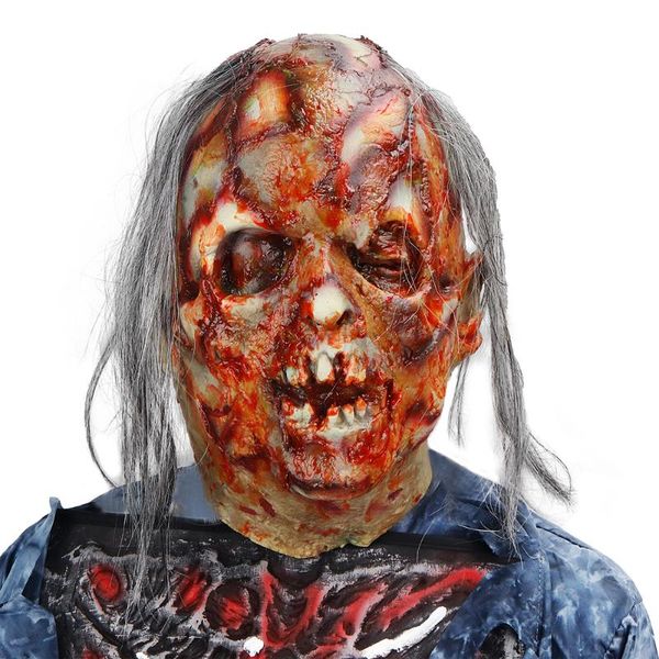 

party masks halloween bryophyte biochemical monster mask headgear terrible cosplay haunted house horror