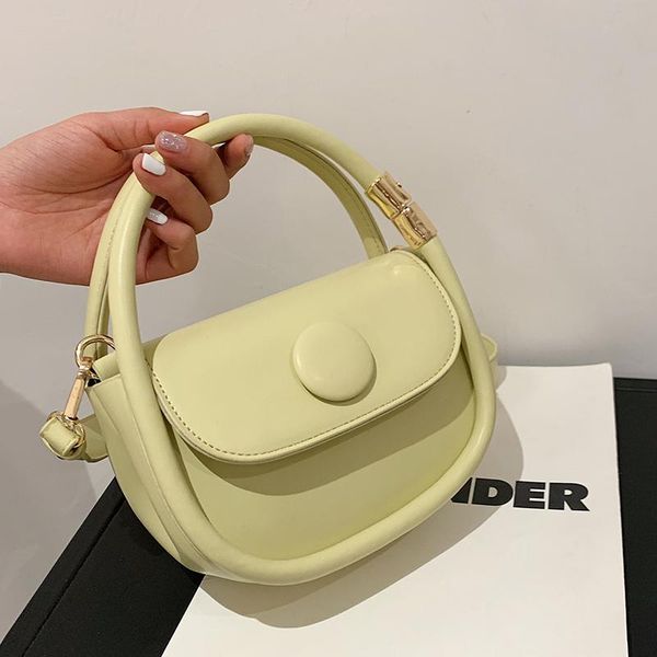 

evening bags solid color square tote bag 2021 summer high-quality pu leather women's designer handbag small shoulder messenger purses