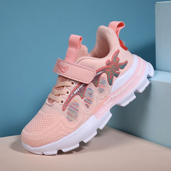 

kids sport shoes lightweight running shoes girls sneakers tenis infantil breathable antislip children shoes chaussure enfant, Black
