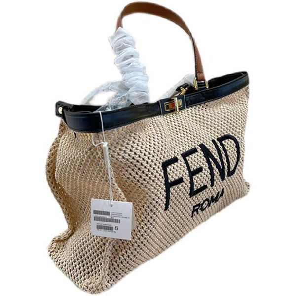 

hand woven tote hollow mummy bag women's large capacity portable holiday tote bag one shoulder beach bag bags factory