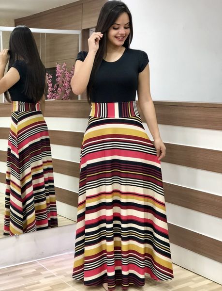 

2021 new real plus long maxi xxxxl 5xl print fashion clothes women party es vestidos robe woman summer casual clothing rjuj, Black;gray