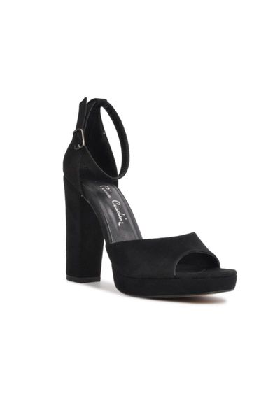 

sandals black suede high-heeled shoes