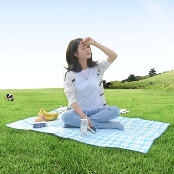 

outdoor pads green picnic mat moistureproof insulation waterproof camping cloth