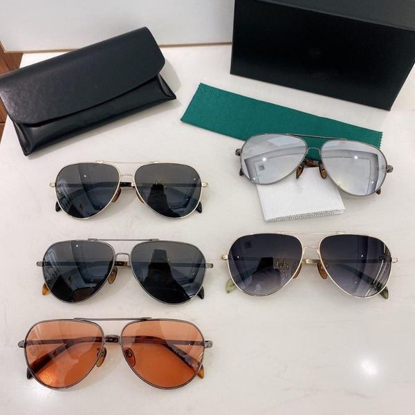 

sunglasses 2021 fashion designed women's gold metal lens ladies, White;black