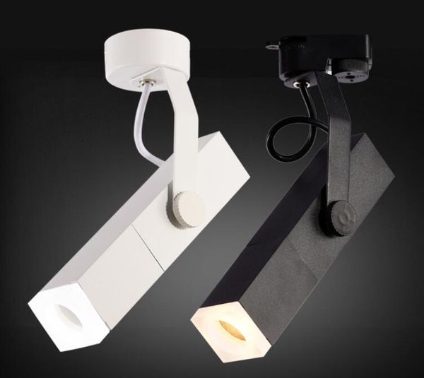 

dimmable 15w cob led track light led rail lamp leds spotlights lighting fixture for shop store spot lighting ac110 220v