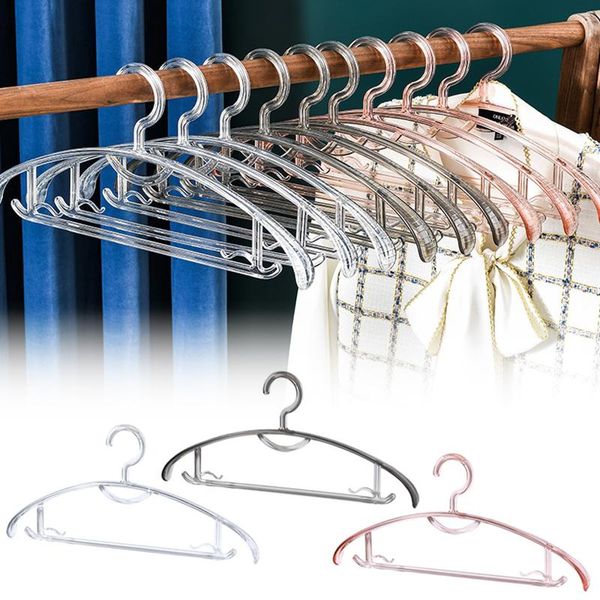 

hangers & racks clear pet clothes hanger transparent with non-slip pant bar for all kinds of household perchas para la ropa