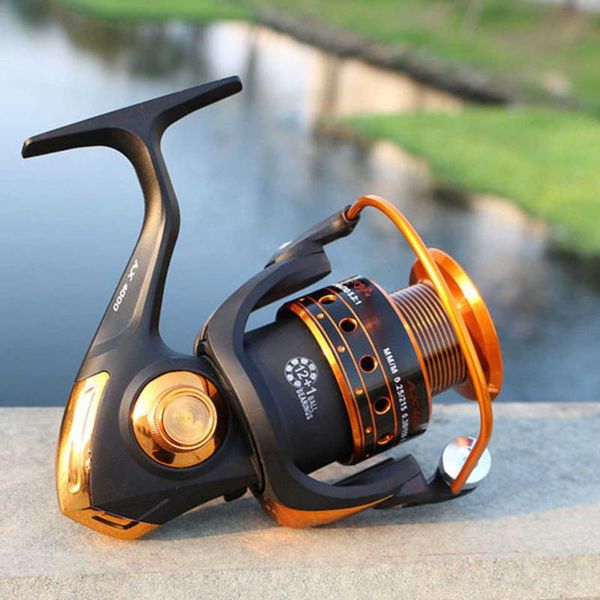 

baitcasting reels 2021 500-9000 spinning boat wheel rock fishing 5.5:1 reel 12bb + 1 metal
