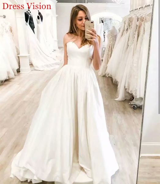

2021 satin wedding es vestidos novia robe de soiree bride to be pbub, White