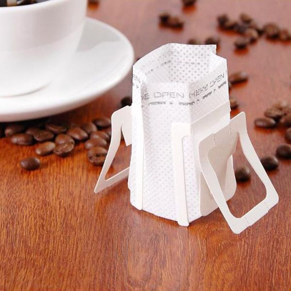 

coffee filters portable disposable non-woven cloth filter bag hanging ear style 50pcs for drip tool