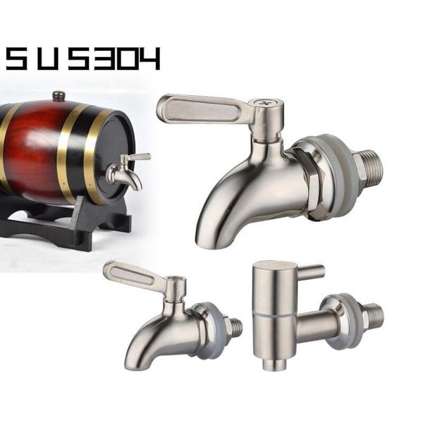 

304 stainless steel material 3 models of barrel bibcock