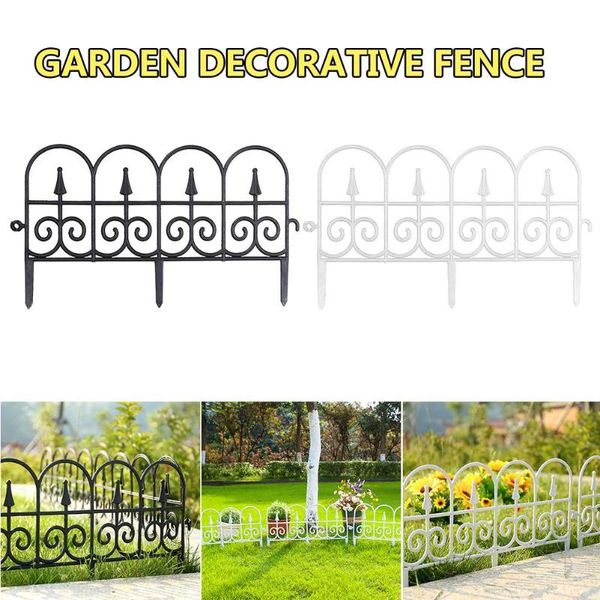 

fencing, trellis & gates 5pcs plastic fence garden border decorative outdoor plant bordering lawn edging wedding