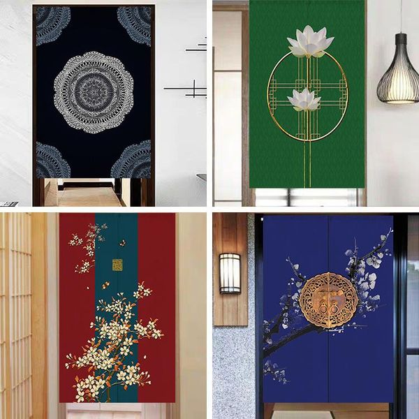 

curtain & drapes chinese-style door partition bedroom zen bathroom half feng shui