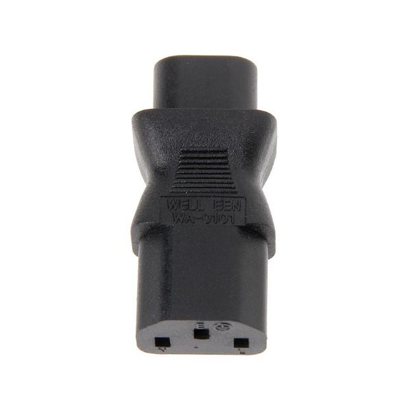 

smart power plugs iec 320 c13 3-pin female to c8 2-pin male straight plug converter adapter